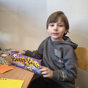 Alan uwielbia dinozaury